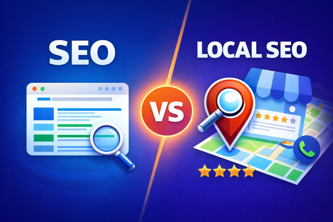 what is the difference between seo and local seo